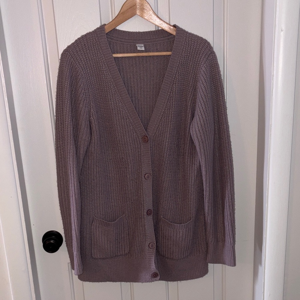 Twik Mauve Cardigan Sweater